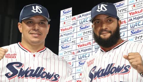 【悲報】ヤクルト池山監督「打線はオスナとサンタナに頼るしかない」