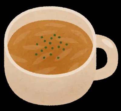 材料2個でできる超簡単スープwww