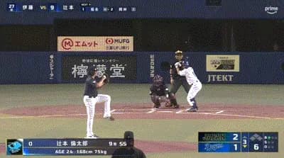 【中日対侍ジャパン】中日・辻本倫太郎、侍ジャパン・伊藤大海から同点ソロホームラン!!!!!!!!!!!!!!!!!!!