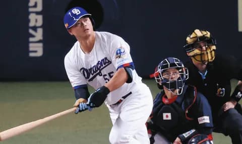 【中日】細川成也、言葉通りウイング不要の弾丸ライナー!今季はアーチ量産の気配!!