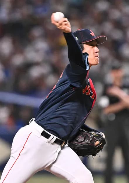 【WBC】北山亘基、最速152キロで2回0封 中日新外国人サノーも見逃し三振に