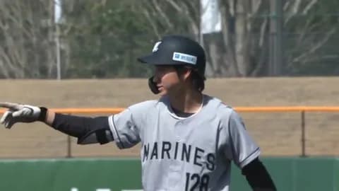 動画 ロッテ育成の杉山くん、脚が速すぎるwww