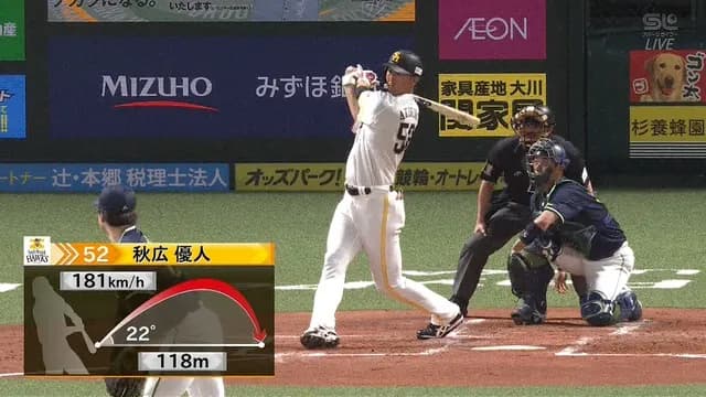 秋広、打球速度181キロ! 衝撃の弾丸ホームランwwww