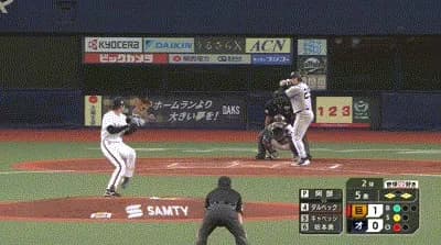 【オリックス対巨人オープン戦】巨人、5回表1アウト一三塁からダルベックのタイムリー内野安打でリードを2点に広げる!!!!!!!!!