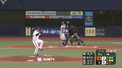 【オリックス対巨人オープン戦】巨人、6回表1アウト三塁から佐々木俊輔のタイムリーで1点追加!リードを3点に広げる!!!!!!!!!