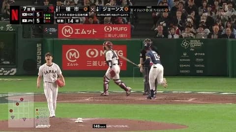 侍ジャパン種市、圧巻の三者連続三振!!