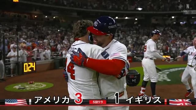 【WBC】 アメリカから奇跡的にリードしていたイギリス、5回に決壊してしまう…