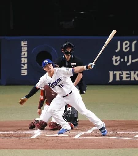 細川成也、ホームラン王候補筆頭へ! 右へ左へ2試合連続ウイング弾