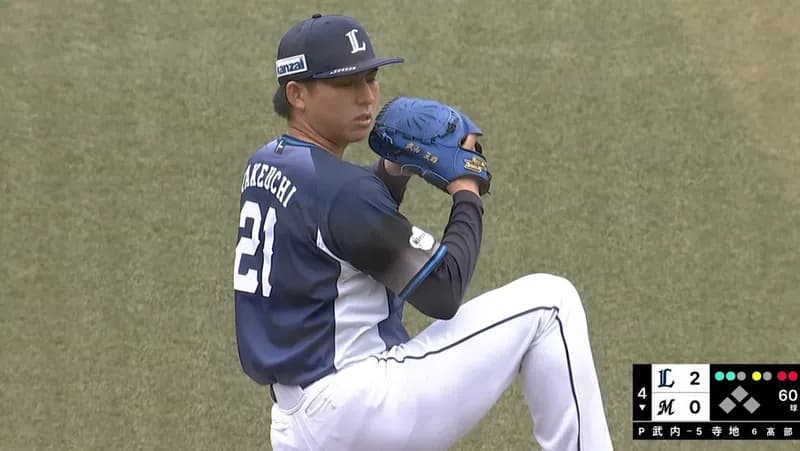 西武・武内夏暉、4回無失点で開幕投手へ前進!