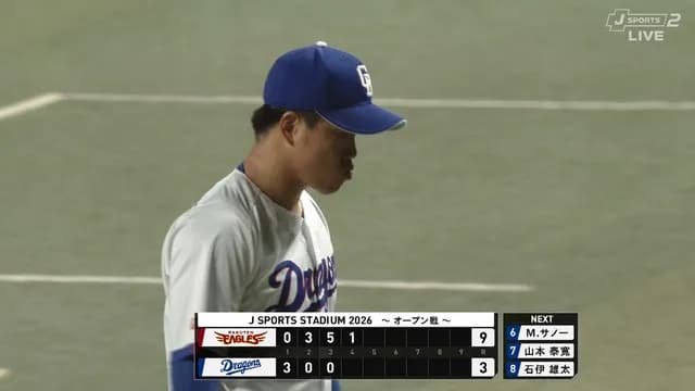 【高級仲地】 開幕投手内定の柳裕也、4回9失点の大炎上wwwwwwwww