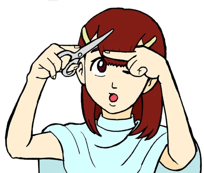 自分で髪切ってるやつwwwwwwwwwwww