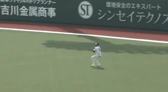 ホークス・オスーナ(18歳)、とんでもない大遠投wwwww