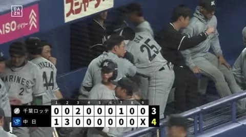 3月20日 中日4-3ロッテ 先発毛利が5回途中4失点、打線は西川の2ランなどで追い上げるも序盤の失点がひびき敗戦