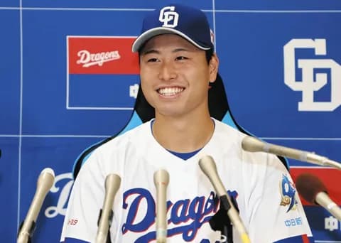 【中日】育成1位・牧野憲伸が背番号「68」で支配下登録!「投げられるだけ投げたい」