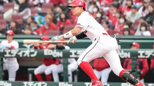 カープドラ1平川蓮が最多安打!OP戦で球団新人初の快挙!!
