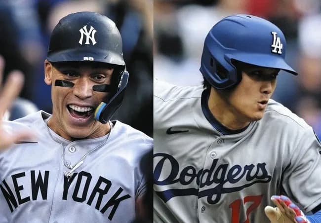 【悲報】大谷翔平のMLB格付け1位、アメリカで大炎上「間違ってる!」「ジャッジのが格上!」
