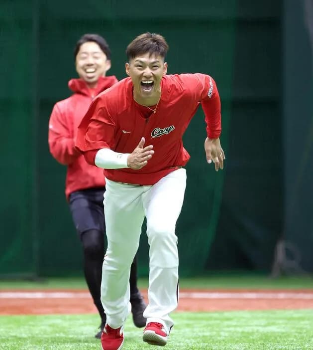 広島・中村奨 開幕「2番」スタメン OP戦打率12球団3位「自信に」進化示すデータあり