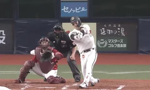 オリックス2026年チーム第1号ホームランは無敵の中川!4打点の大活躍!!!!
