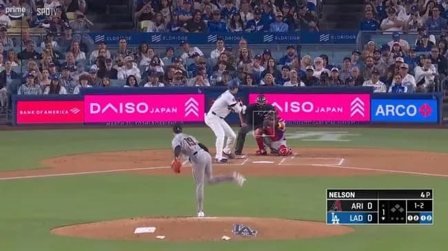 大谷翔平、開幕2戦目第一打席は見逃し三振