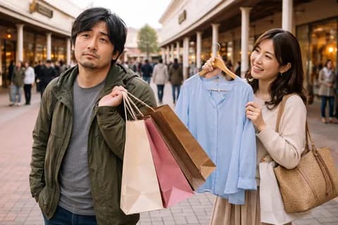 嫁「ねぇ、今日はアウトレット行こ」 ワイ「あっ!(絶望)」