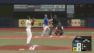 【阪神対DeNA1回戦】DeNA・筒香、阪神・才木から今季第1号ソロホームラン!1点差に詰め寄る!!!!!!!!!!!