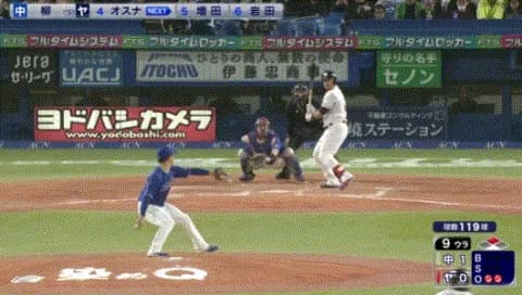 中日・柳、120球完封wwwwwwwwwwwwwwwwwwww