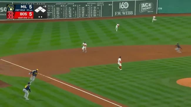 吉田正尚のライバルの守備wwwwwwwwwwwwwwwwwwwwwwwwwwwwwwwwww