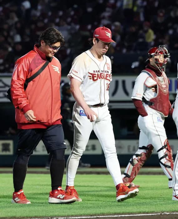 【楽天】前田健太が抹消 7日の日本ハム戦で右ふくらはぎをつり4回1死で緊急降板