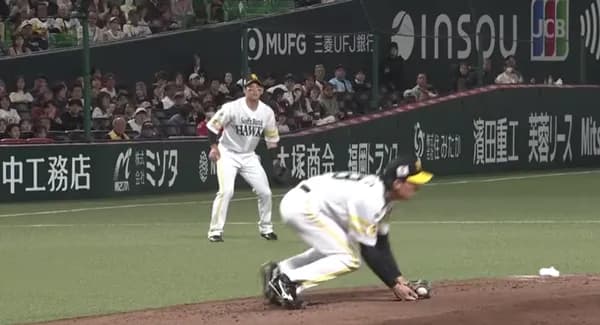 大津亮介7回1安打無失点で今季初勝利 好フィールディングで自ら捌く!!