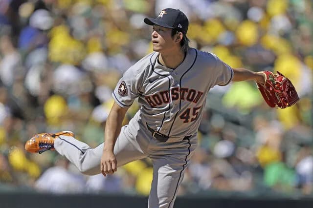 アストロズ今井、1回途中5四死球3失点KO