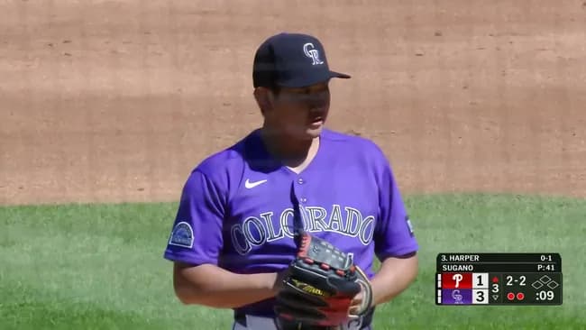 菅野智之(コロラド) 2試合 11回 2失点 9奪三振 3四球 防御率1.69