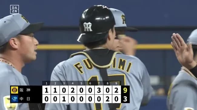 【中日対阪神2回戦】阪神が両リーグ最速10勝 貯金6で首位ガッチリ 4発快勝! 森下が先制の3戦連続6号ソロ 佐藤輝2号3ラン&3号2ラン 大山も初アーチ