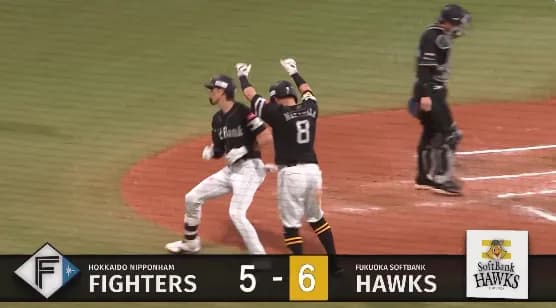 欲しかった追加点!!周東佑京の2ランホームラン!!