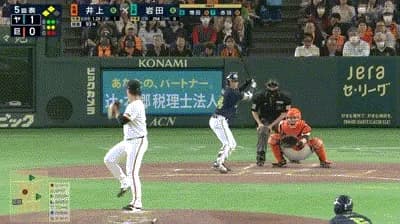【巨人対ヤクルト3回戦】ヤクルト、5回表2アウト二三塁から岩田のタイムリー内安打で1点追加!リードを2点に広げる!!!!!!!!!!!!