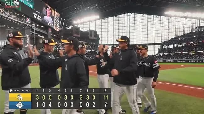 【日本ハム対ソフトバンク5回戦】ソフトバンク3連勝で今季最多貯金「6」 上茶谷が好救援で2年ぶり白星 対日本ハム5連勝!