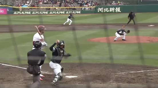 海野隆司、パ盗塁阻止率リーグトップ