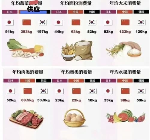 【悲報】先進国の食事量、ある国だけガチでしょぼすぎるwwwwwwwwww