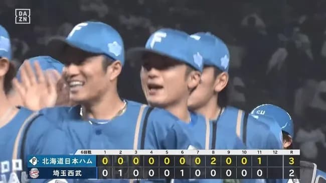 【西武対日本ハム6回戦】日本ハムが延長の末逆転勝ち&2カードぶり勝ち越し!8回田宮適時打&郡司犠飛で2点差追い付き、11回野村がV打 島本ヒヤリ移籍後初S