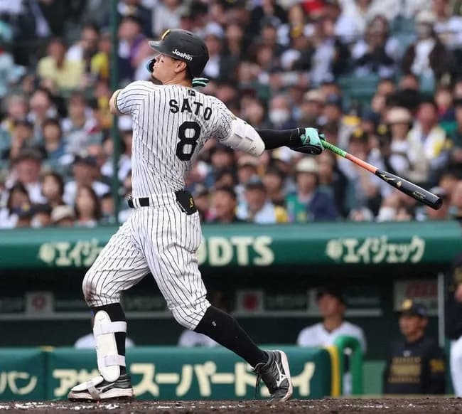 佐藤輝明.405(111-45) 8本 27打点 出塁率.465 OPS1.249 ←これ