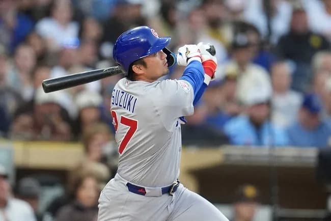 カブス・鈴木誠也 3三振 4戦連続安打ならず チームは10連勝の後連敗