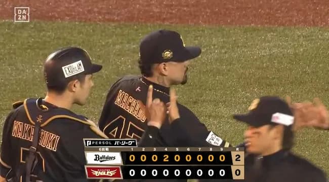 【楽天対オリックス6回戦】オリックスが楽天に完封勝利で貯金9! 連敗2で止める 首位堅守 荘司から西川V打 九里は7回途中無失点で3勝目 マチャド パトップ12S