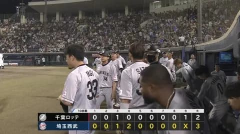 5月19日 西武3-2ロッテ 先発ジャクソンが6回3失点、最終回ソトの一発で1点差に詰め寄るも及ばず連勝ストップ