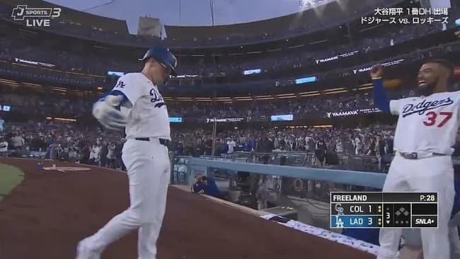 ドジャース キケ・ヘルナンデス、今季第1号ソロホームラン!!!!!!!!!!!!!!!!