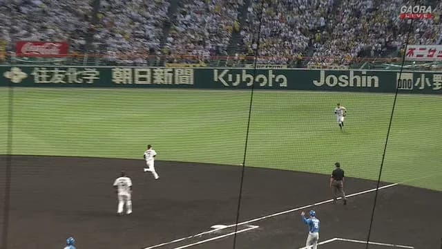 阪神、前進守備好きだねぇw