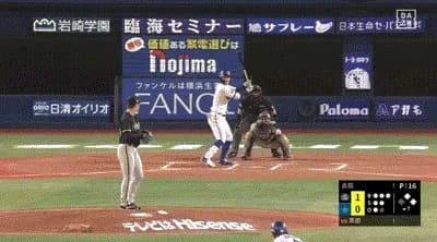 【DeNA対オリックス3回戦】DeNA・京田、オリックス・吉田から今季第1号逆転3ランホームラン!!!!!!!!!!!!!!