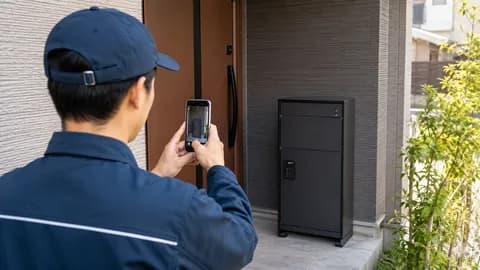 【悲報】Amazon「配達が完了しました」→配達員が玄関撮った画像送信