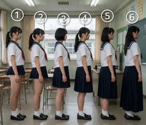 【画像】お前らさんの好きなスカートの長さwwwwwwwwww