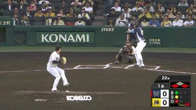 【阪神対西武2回戦】西武、初回１アウト一三塁からネビンの犠牲フライで１点先制！！！！！！！！！！