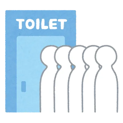 【朗報】日本政府「女子トイレの混雑解消」を閣議決定、対策に本腰