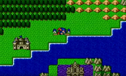 ドラクエIの勇者って何で泳いで竜王の城行かないの？